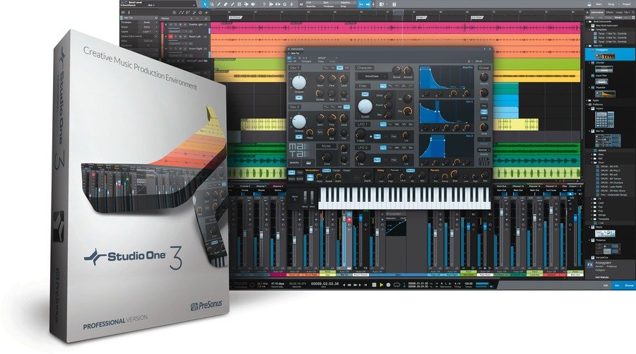 Presonus Studio One Free, phần mềm thu âm, phần mềm chỉnh nhạc